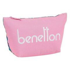 Mokyklinis higienos reikmenų krepšys Benetton Blooming, rožinis kaina ir informacija | Kuprinės mokyklai, sportiniai maišeliai | pigu.lt