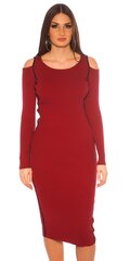 Suknelė moterims 0000MC-8443BORD 149524, raudona kaina ir informacija | Suknelės | pigu.lt