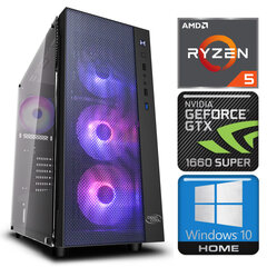 INTOP Ryzen 5 3600 16GB 240SSD M.2 NVME GTX1660 SUPER 6GB WIN10 kaina ir informacija | Stacionarūs kompiuteriai | pigu.lt