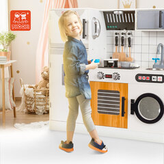 Medinė vaikiška virtuvėlė "Phoohi" kaina ir informacija | Žaislai mergaitėms | pigu.lt