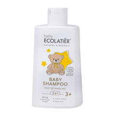 Šampūnas lengvam iššukavimui 2 in 1, 3+Ecolatiee Baby, 250 ml kaina ir informacija | Kosmetika vaikams ir mamoms | pigu.lt