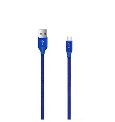 Nafumi USB-Type C laidas, 2 m, mėlynas цена и информация | Кабели для телефонов | pigu.lt