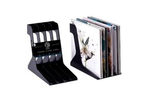 LP vinilinių plokštelių stovas Audio Anatomy, juodas kaina ir informacija | Vinilinės plokštelės, CD, DVD | pigu.lt