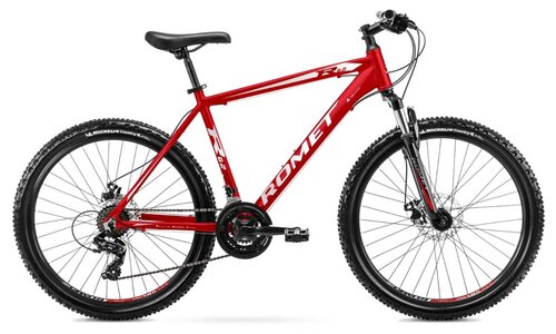 Kalnų dviratis Romet Rambler R6.2 26" 2022, raudonas/baltas kaina ir informacija | Dviračiai | pigu.lt