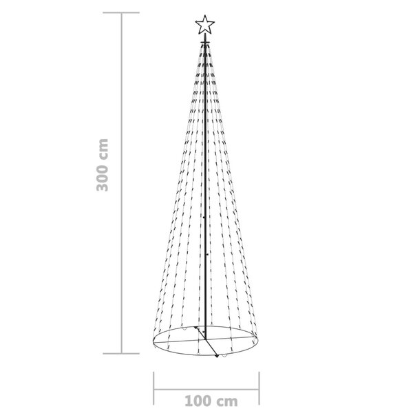 Kalėdų eglutė, 100x300cm