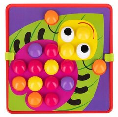 Mosaic plug-in game, 45 бусинок, мозаика, бусины цена и информация | Развивающие игрушки | pigu.lt