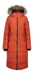 Icepeak moteriškas paltas Brilon 6438513281052, raudonas kaina ir informacija | Paltai moterims | pigu.lt