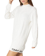 Suknelė moterims Tommy Hilfiger Jeans, balta kaina ir informacija | Suknelės | pigu.lt