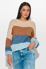Dryžuotas megztinis moterims Numinou kaina ir informacija | Megztiniai moterims | pigu.lt