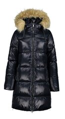 Luhta moteriška žieminė striukė Hiidenala, tamsiai mėlyna kaina ir informacija | Paltai moterims | pigu.lt