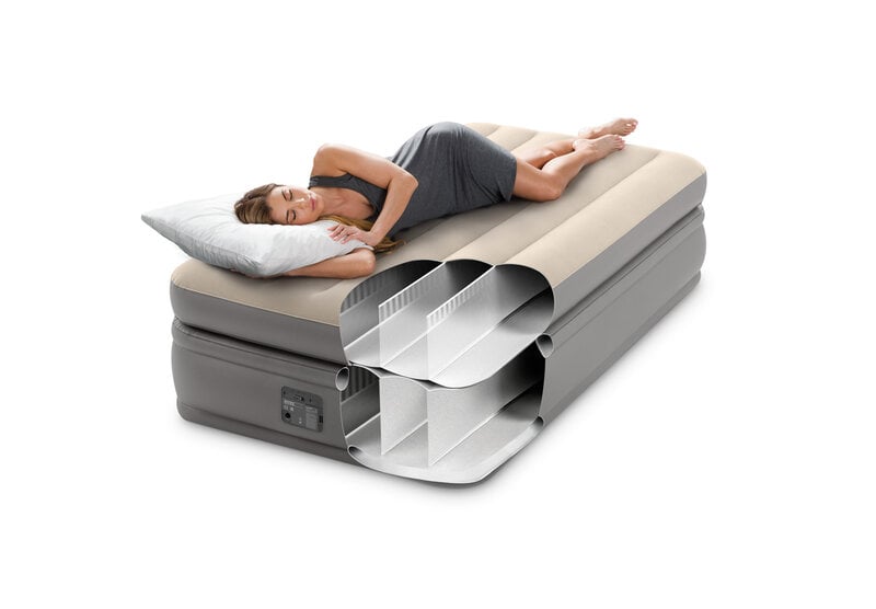 intex foam top bed