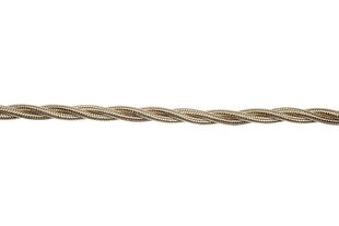 Instaliacinis tekstilinis kabelis Electraline 34075, 100 m kaina ir informacija | Tekstiliniai kabeliai ir elektros kaladėlės | pigu.lt