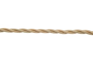 Instaliacinis tekstilinis kabelis Electraline 434719, 100 m kaina ir informacija | Tekstiliniai kabeliai ir elektros kaladėlės | pigu.lt