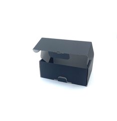 Mikrogofro dėžutė, 170x120x70mm, juoda kaina ir informacija | Dovanų pakavimo priemonės | pigu.lt
