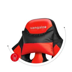 Игровое кресло VANGALOO, черный/красный цена и информация | Офисные кресла | pigu.lt