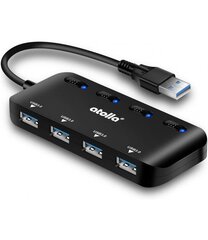 USB 3.0 šakotuvas, 4 lizdai, Atolla kaina ir informacija | Adapteriai, USB šakotuvai | pigu.lt
