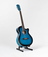 Elektrinės akustinės gitaros rinkinys Alamo AC-40, mėlynas kaina ir informacija | Gitaros | pigu.lt
