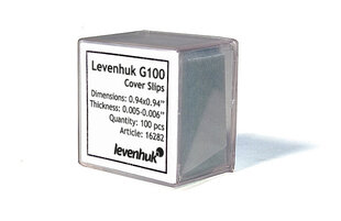 Dengiamieji stikleliai Levenhuk G100, 100 vnt. kaina ir informacija | Teleskopai ir mikroskopai | pigu.lt