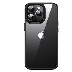 USAMS BH770 iPhone 13 Pro telefono dėklas, Skaidrus/Juodas kaina ir informacija | USAMS BH770 iPhone 13 Pro telefono dėklas, Skaidrus/Juodas | pigu.lt