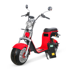Elektrinis motoroleris Citycoco CP2, Raudonas kaina ir informacija | Elektriniai motoroleriai | pigu.lt