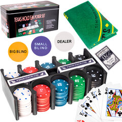 Pokerio rinkinys Teksase kaina ir informacija | Azartiniai žaidimai, pokeris | pigu.lt