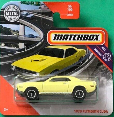 matchbox plymouth cuda 1970