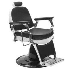 Profesionali barberio kėdė Gabbiano Frederico, juoda kaina ir informacija | Baldai grožio salonams | pigu.lt
