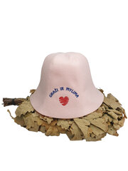 Pirties kepurė Graži ir mylima, rožinė kaina ir informacija | Originalios kepurės | pigu.lt