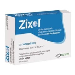 Drėkinamieji akių lašai Zixol, 20 x 0,6 ml kaina ir informacija | Akių lašai | pigu.lt