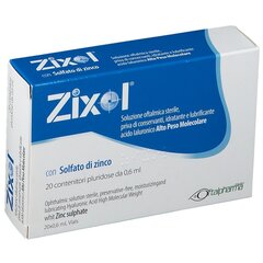 Drėkinamieji akių lašai Zixol, 20 x 0,6 ml kaina ir informacija | Akių lašai | pigu.lt