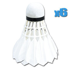 Badmintono skrajukai Spokey Air Pro, 6vnt kaina ir informacija | Badmintonas | pigu.lt