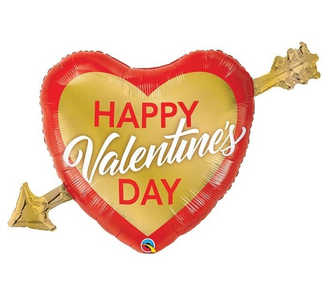 Folinis balionas Happy Valentine's day, 99 cm kaina ir informacija | Balionai | pigu.lt