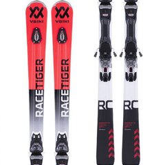 Kalnų slidinėjimo slidės Volkl Racetiger Rc Uvo Red su apkaustais kaina ir informacija | Kalnų slidės | pigu.lt