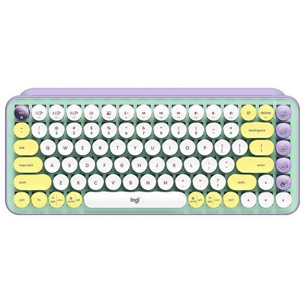 logitech pop keys wireless mechanical emoji keyboard