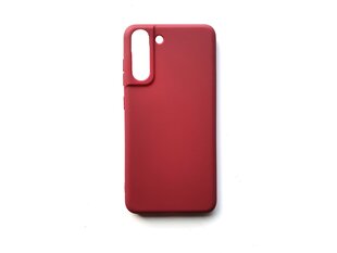 Hallo Back Case 1mm, skirtas Samsung Galaxy S21 FE, raudonas kaina ir informacija | Telefono dėklai | pigu.lt