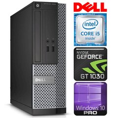 Dell 3020 SFF i5-4590 16GB 500GB GT1030 2GB DVD WIN10PRO/W7P kaina ir informacija | Stacionarūs kompiuteriai | pigu.lt