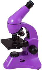 Mikroskopas Levenhuk Rainbow 50L PLUS violetinė spalva kaina ir informacija | Teleskopai ir mikroskopai | pigu.lt