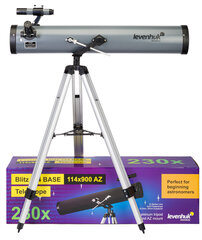 Телескоп Levenhuk Blitz 114 BASE цена и информация | Телескопы и микроскопы | pigu.lt