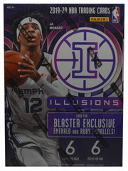 Kolekcinės kortelės 2019/2020 Panini Illusions Basketball Blaster Box kaina ir informacija | Kolekcinės kortelės | pigu.lt