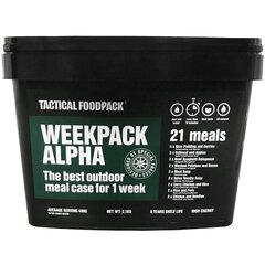Недельный продуктовый набор с мясом WeekPack Alpha 2080г цена и информация | Готовые блюда | pigu.lt