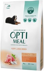 Optimeal visavertis sausas maistas visų veislių šuniukams su kalakutiena, 4 kg. kaina ir informacija | Sausas maistas šunims | pigu.lt