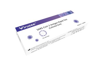 Greitasis antigeno testas Virusee SARS-CoV-2 (gali aptikti Omikron), 6 vnt kaina ir informacija | COVID-19 greitieji testai | pigu.lt