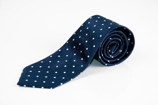 Taškuotas kaklaraištis, mėlynas kaina ir informacija | Kaklaraiščiai, peteliškės | pigu.lt
