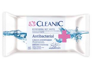 Антибактериальные влажные салфетки Cleanic, 15 шт. цена и информация | Первая помощь | pigu.lt