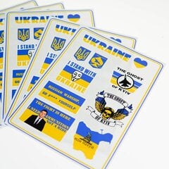 Ukrainos lipdukų rinkinys kaina ir informacija | Aplikacijos, papuošimai, lipdukai | pigu.lt