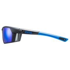 Sportiniai akiniai Uvex Sportstyle 225, juodi/mėlyni kaina ir informacija | Sportiniai akiniai | pigu.lt