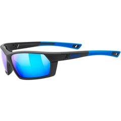 Sportiniai akiniai Uvex Sportstyle 225, juodi/mėlyni kaina ir informacija | Sportiniai akiniai | pigu.lt