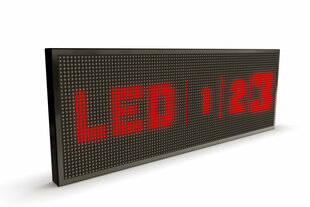 LED švieslentė, 96x48 cm, diodai raudonos spalvos, slim kaina ir informacija | Švieslentės | pigu.lt