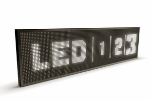 LED švieslentė, 96x16 cm, diodai baltos spalvos, slim kaina ir informacija | Švieslentės | pigu.lt