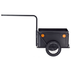 Dviračio priekaba Roland Mini Boy fietskar 12'', juodas kaina ir informacija | Dviračių priekabos, vėžimėliai | pigu.lt